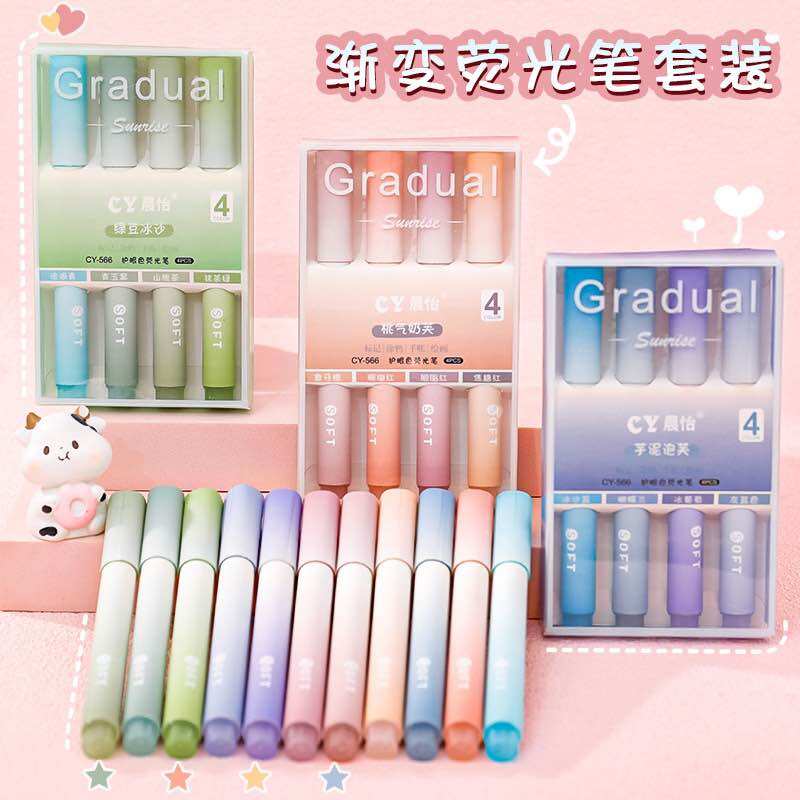 Bút highlight đánh dấu 4 màu