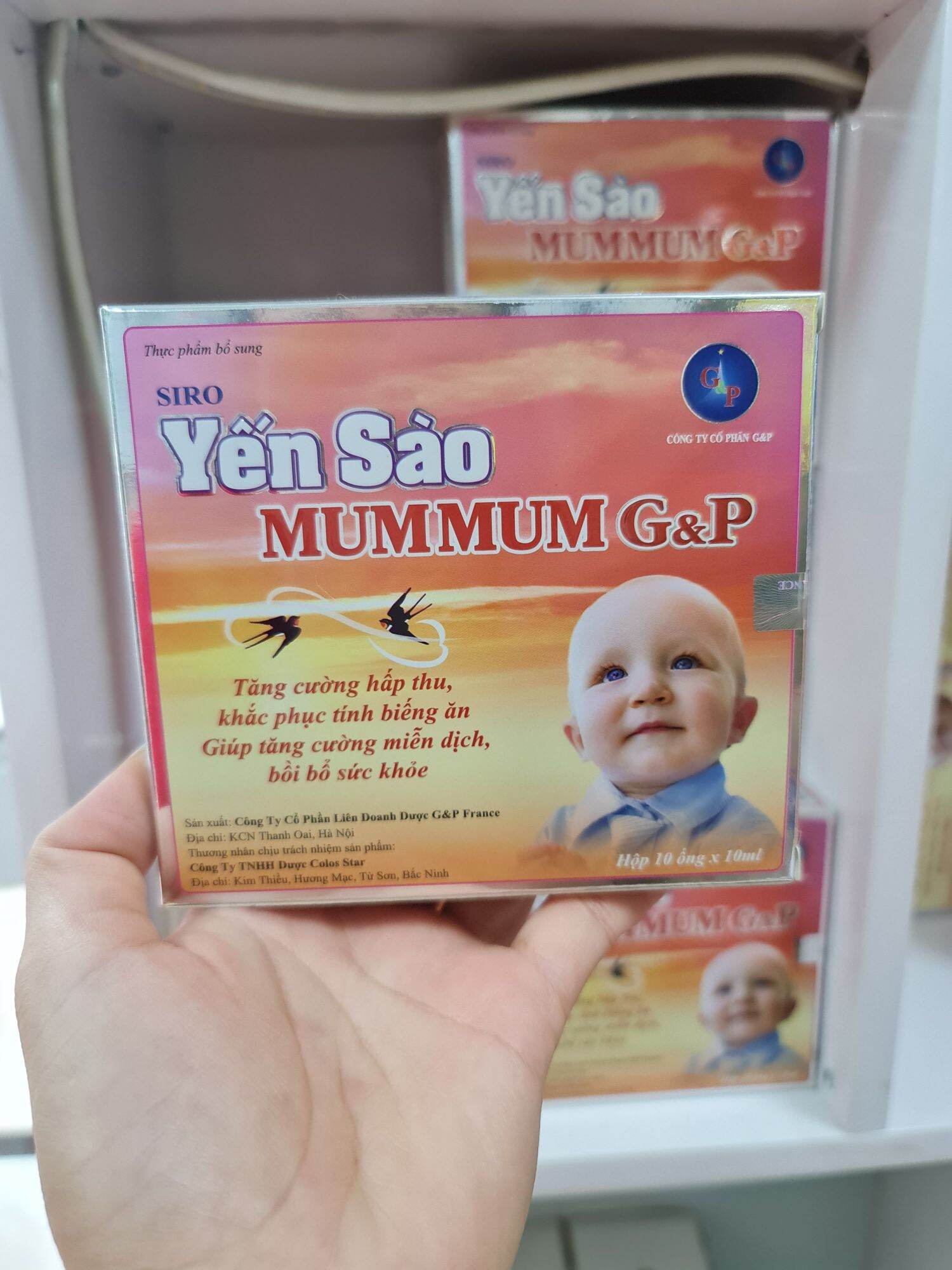 Siro yến sào ăn ngủ ngon gold g&p | yến sào mummum gp - giúp bé ăn ngon miệng, bồi bổ sức khỏe