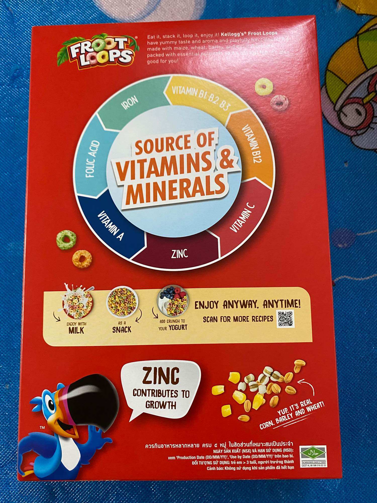 Ngũ cốc ăn sáng Kellogg's Froot Loops 285g