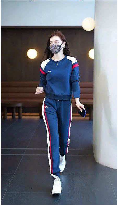 SÉT BỘ NỮ THỂ THAO THU ĐÔNG THUN COTTON CAO CẤP