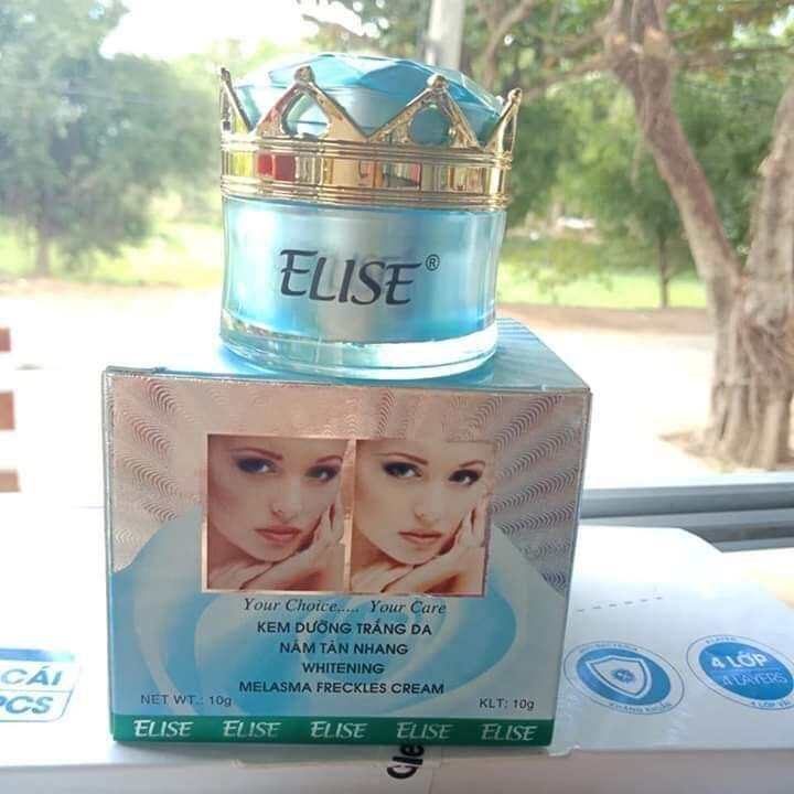 kem elise dưỡng trắng da nám tàn nhang 10g
