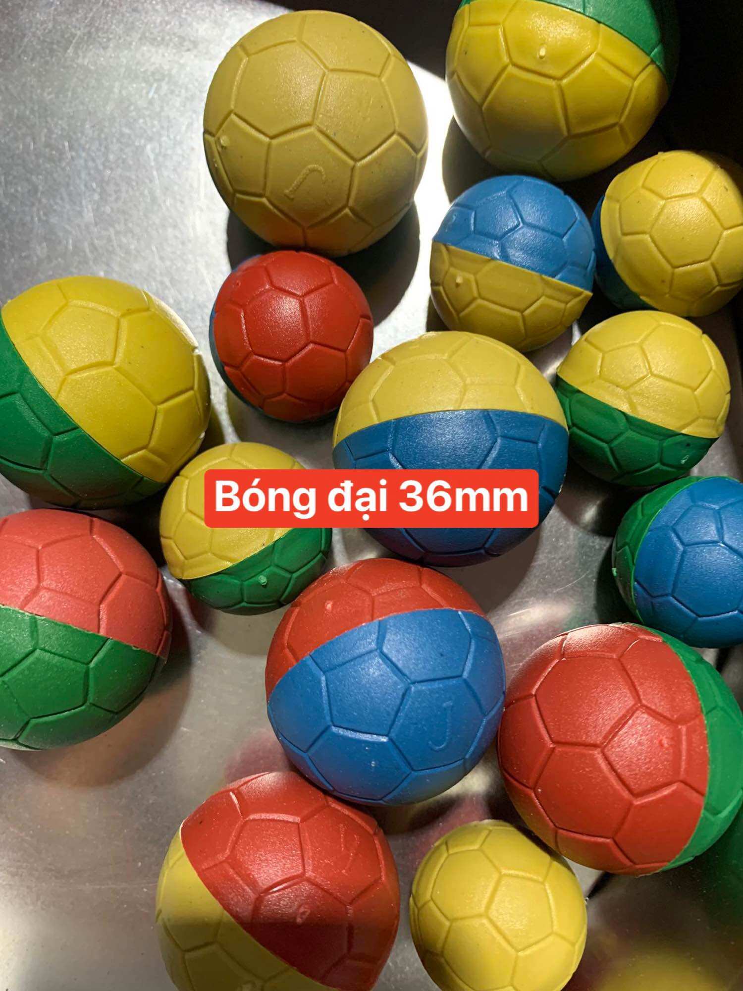 Vỏ bóng nhựa size 36mm combo 50 quả