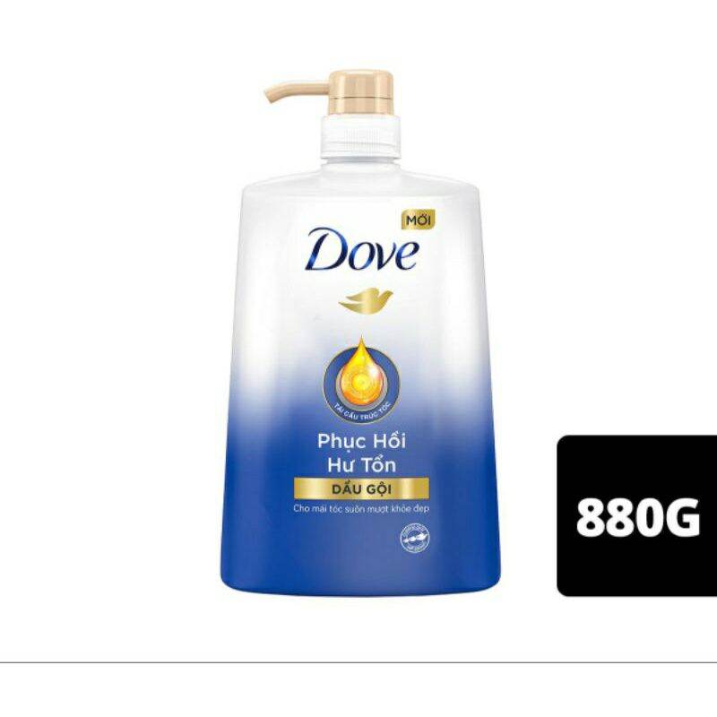 Dầu gội dove 880g phục hồi hư tổn