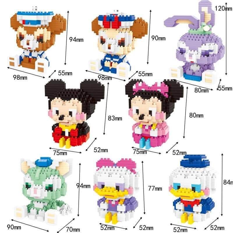 Bộ lego 3D mô hình động vật