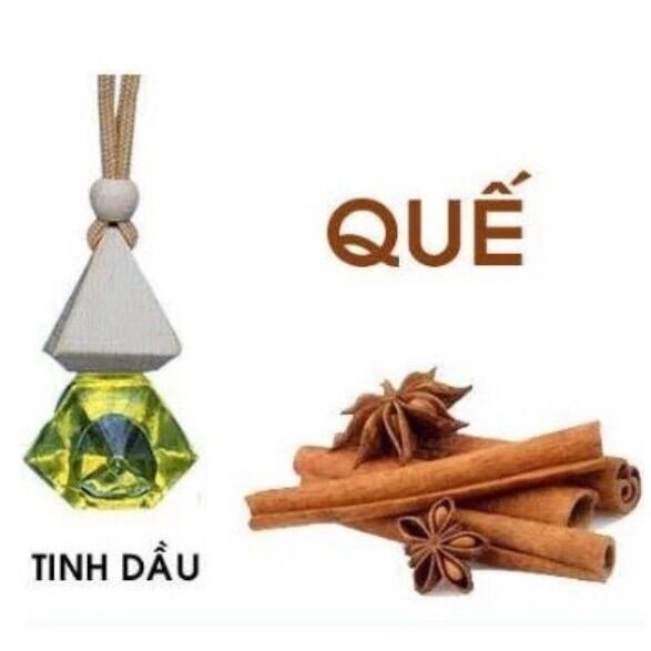 Tinh dầu treo xe ô tô hương quế