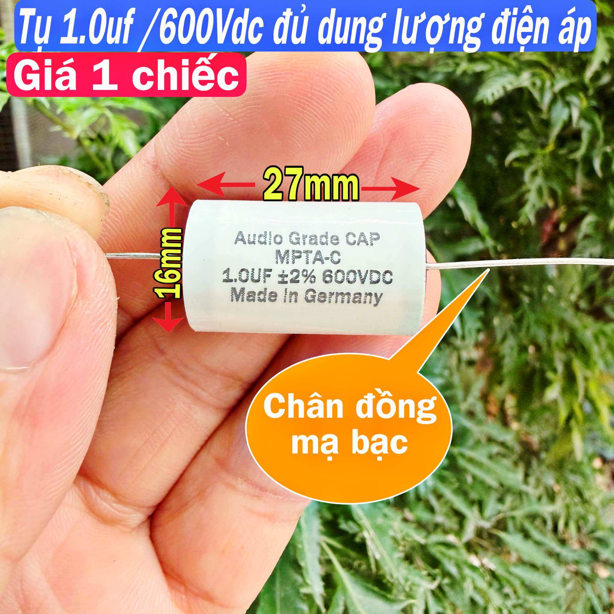 Tụ xịn 1.0uf/600vdc