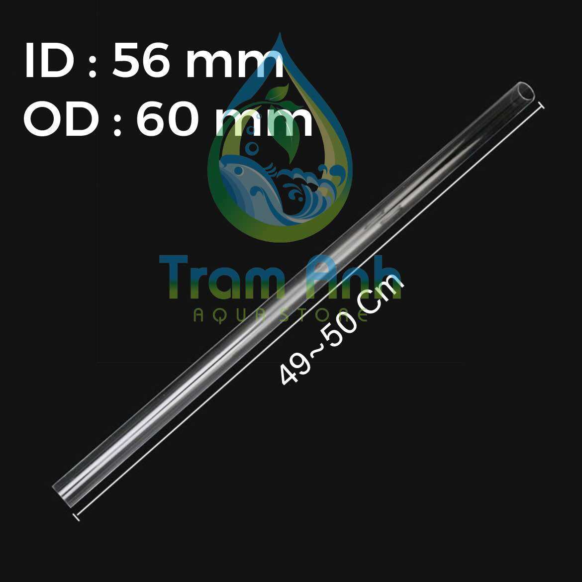 (50cm)Ống Acrylic Phi lớn 60-90-100-110