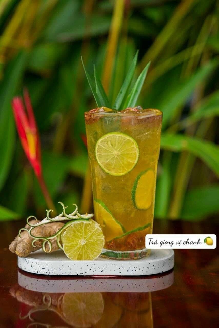 Bột trà gừng vị chanh hũ 500 gram