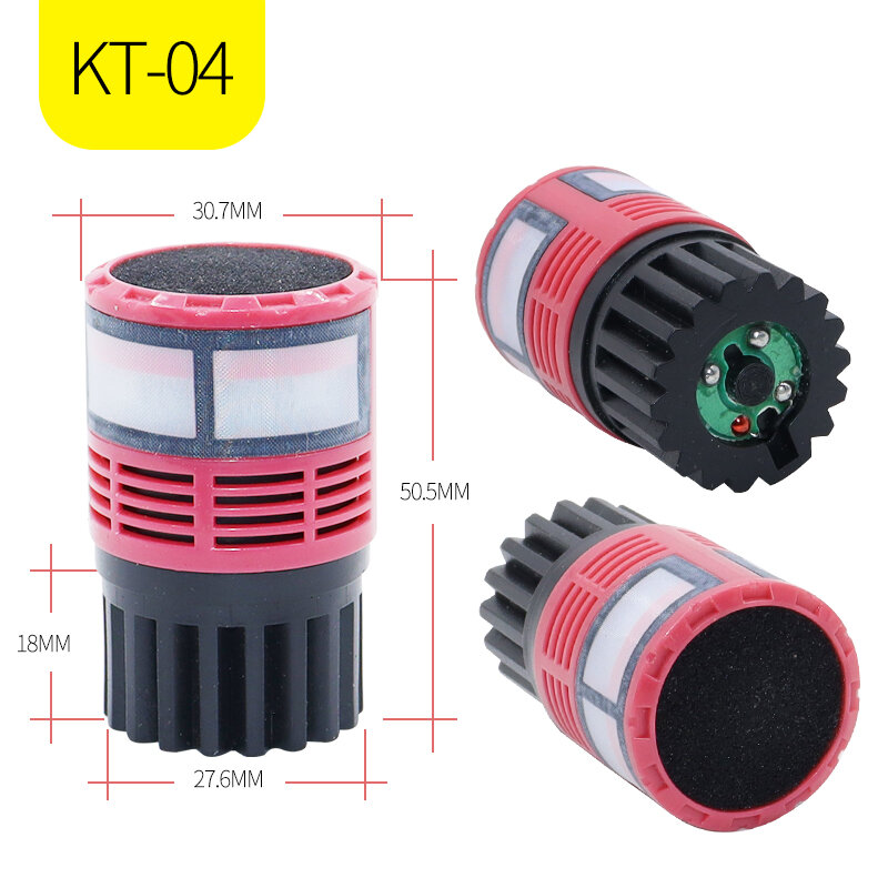 Microphone Core Mic Circuit Anti Howl Professional Dynamic Circle KTV Universal Sound Head Mic Core Audio Video Accessories