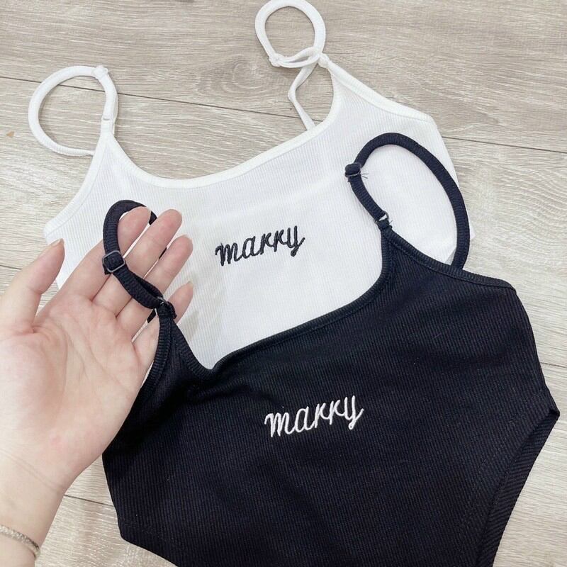 Áo 2 Dây Bodysuit Khoét Eo