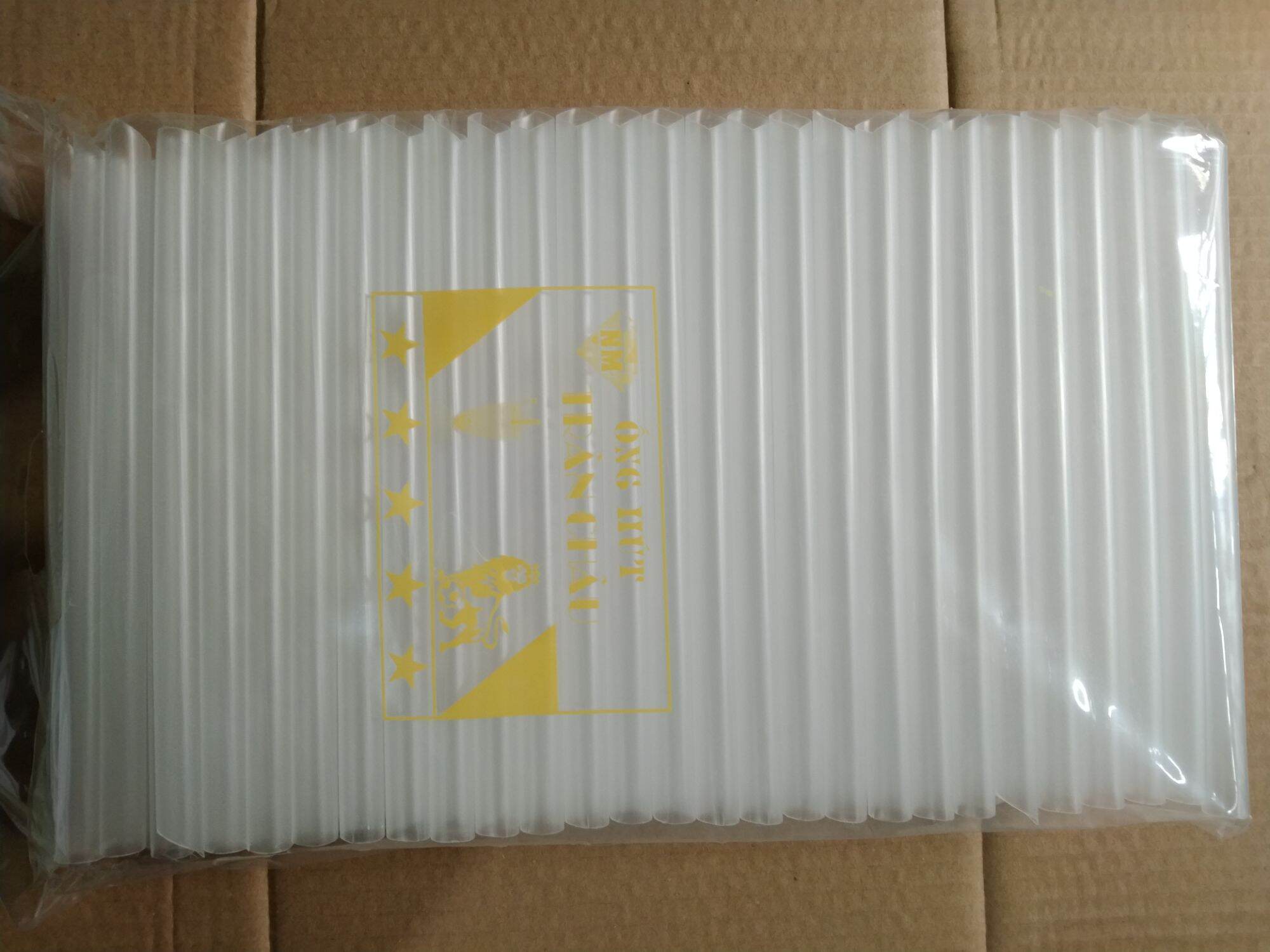 Bịch 500gr Ống hút Trân Châu, Trà Sữa phi 12