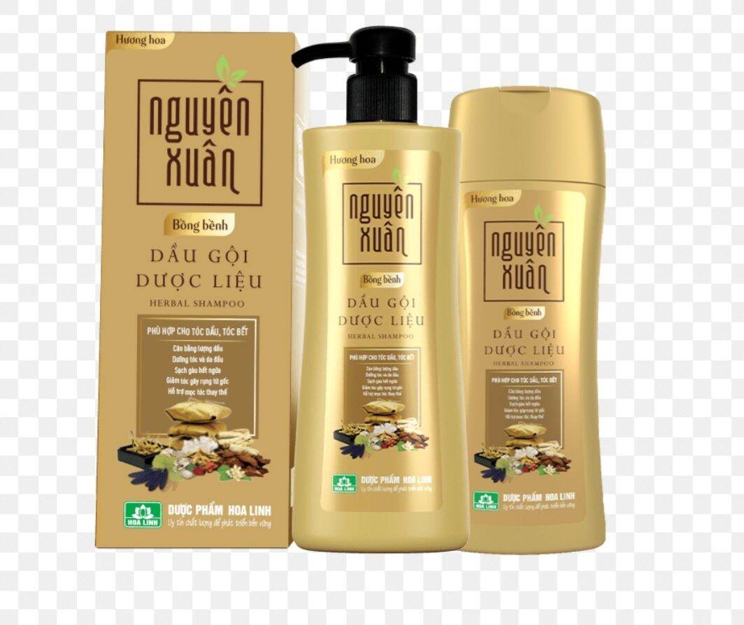 Dầu gôi dược liệu nghuyên xuân vàng 250ml dành tóc dầu