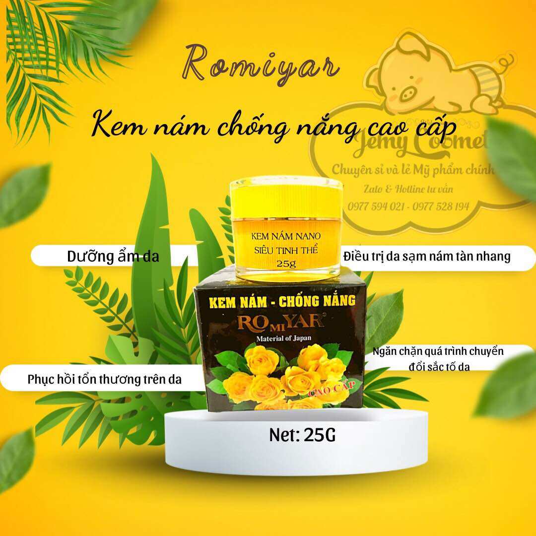 Kem nám chống nắng cao cấp romiyar