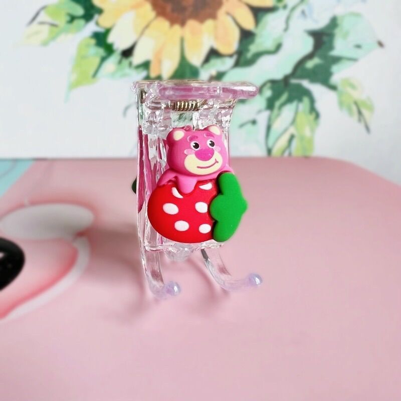 KẸP TÓC CÀNG CUA 3 RĂNG GẤU DÂU LOTSO