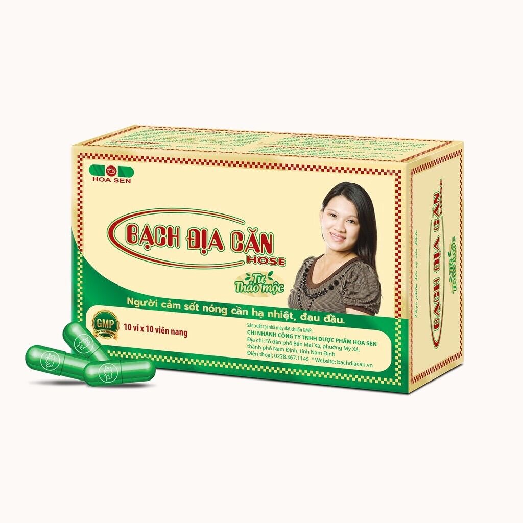 BẠCH ĐỊA CĂN- hộp 100 viên