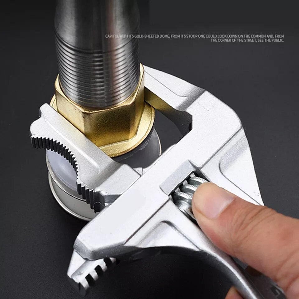 Mỏ lết mở ống nước hàm mở 68mm hàng tiêu chuẩn mỹ Cao Cấp Chính Hãng