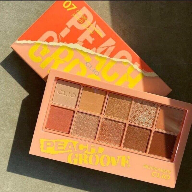 Phấn mắt clio palette peach grovee