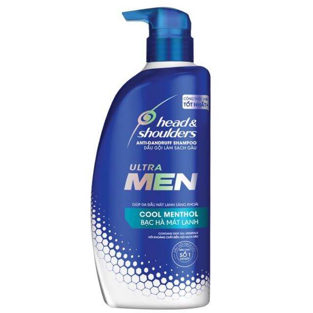 DẦU GỘI HEAD & SHOULDERS ULTRA MEN COOL MENTHOL
