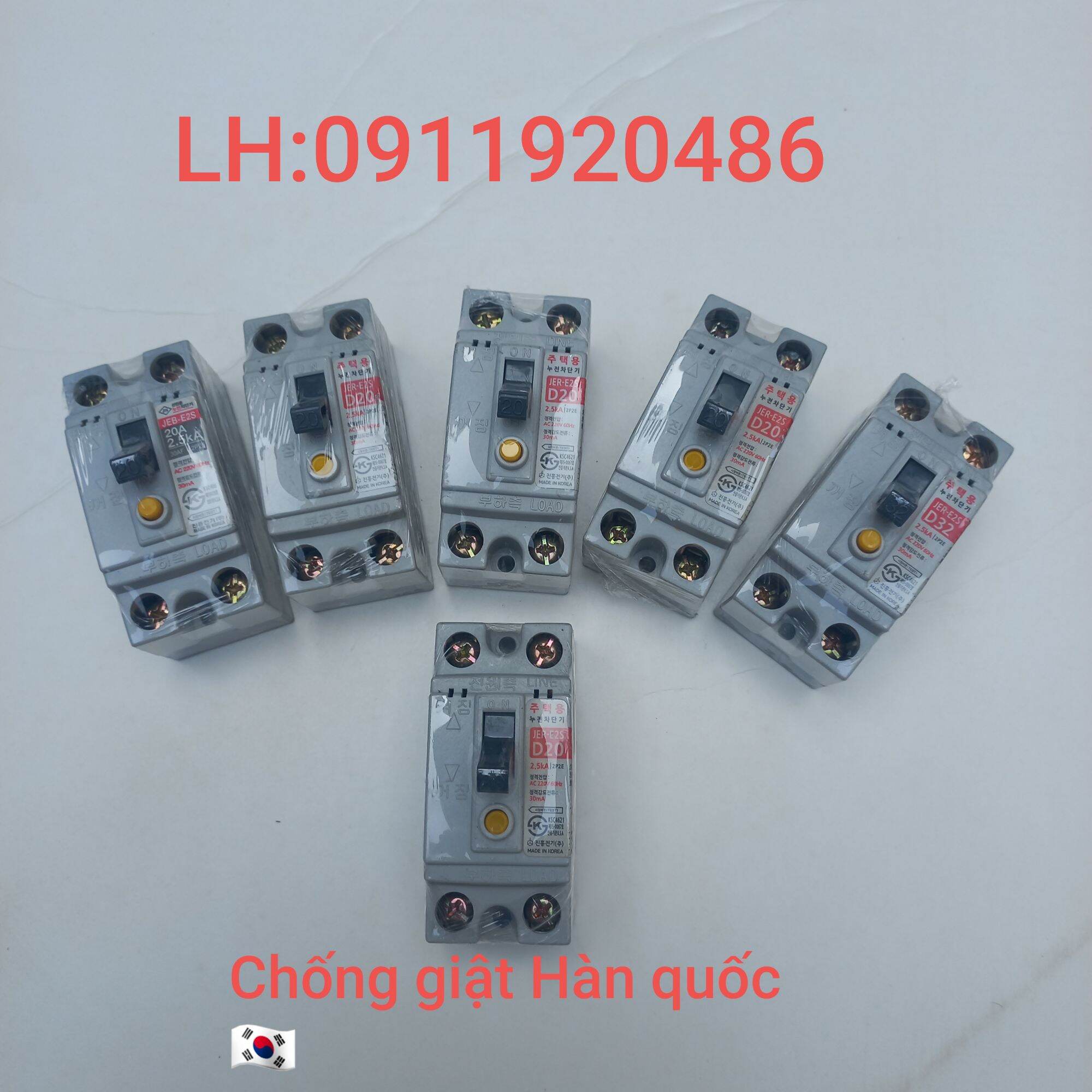 Cầu dao tự động chống giật Hàn quốc (hàng bãi)