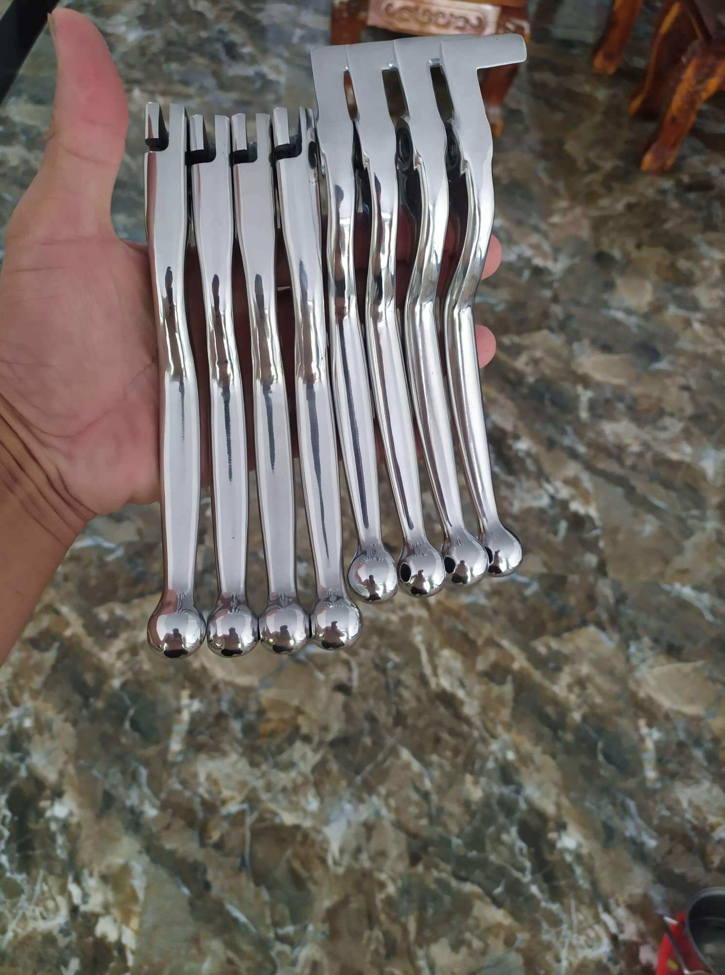 Tay thắng tay côn exciter 135 150 xi inox bảo hành 6 tháng