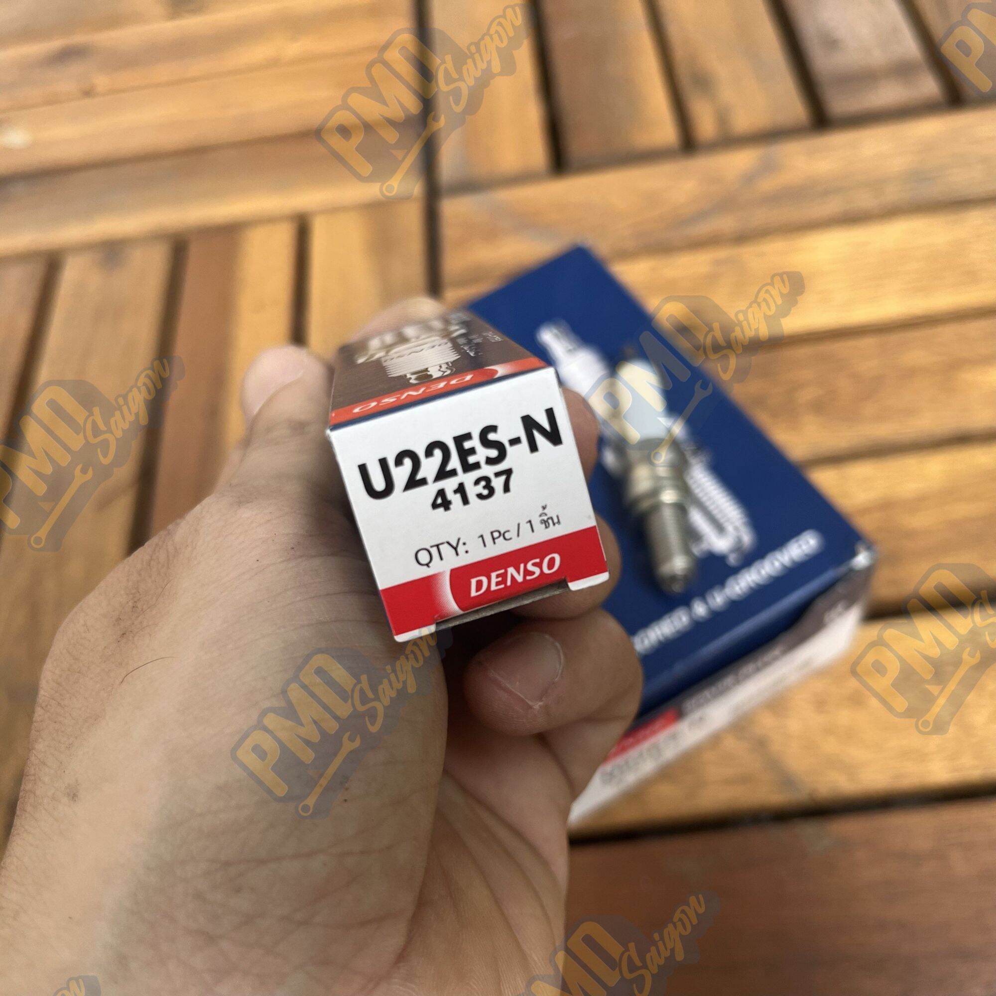 Bugi Denso U22ES-N chân dài ren 10mm