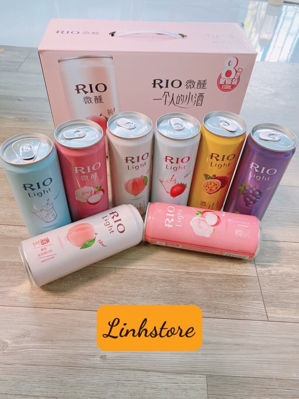 Nước uống lên men trái cây rio 1 lon