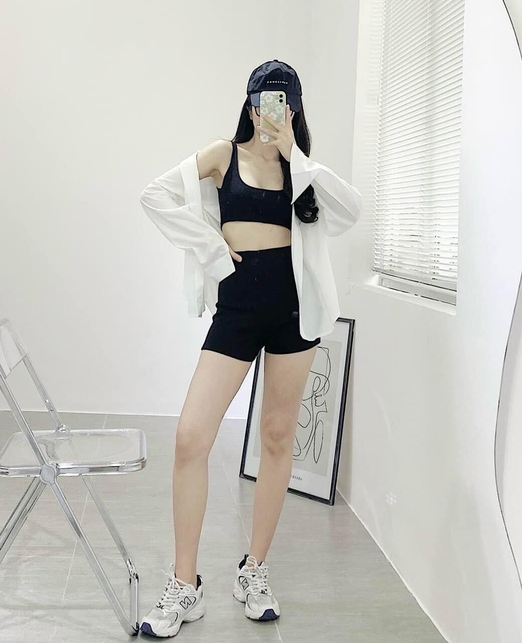 Quần Biker Short nữ dáng ngắn mới m831