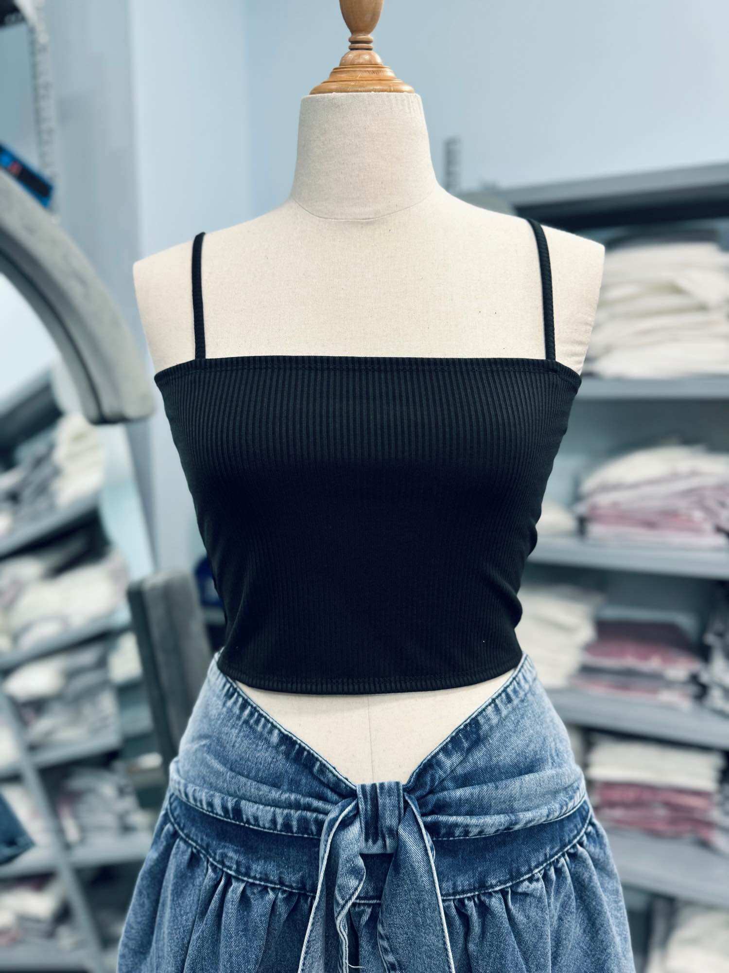 [ SIZE LỚN BIGSIZE 55Kg-100Kg ] ÁO 2 DÂY VIỀN thun tăm co giãn