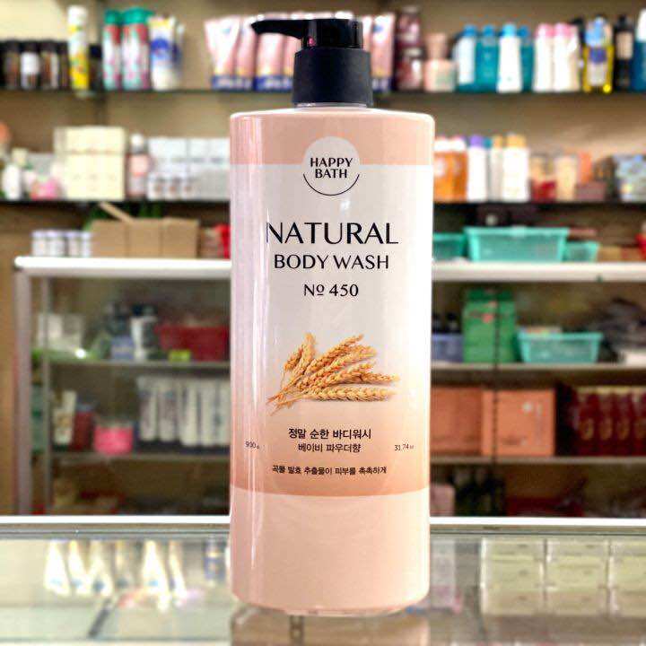 SỮA TẮM HAPPY BATH NATURAL - TINH CHẤT LÚA MẠCH 900g
