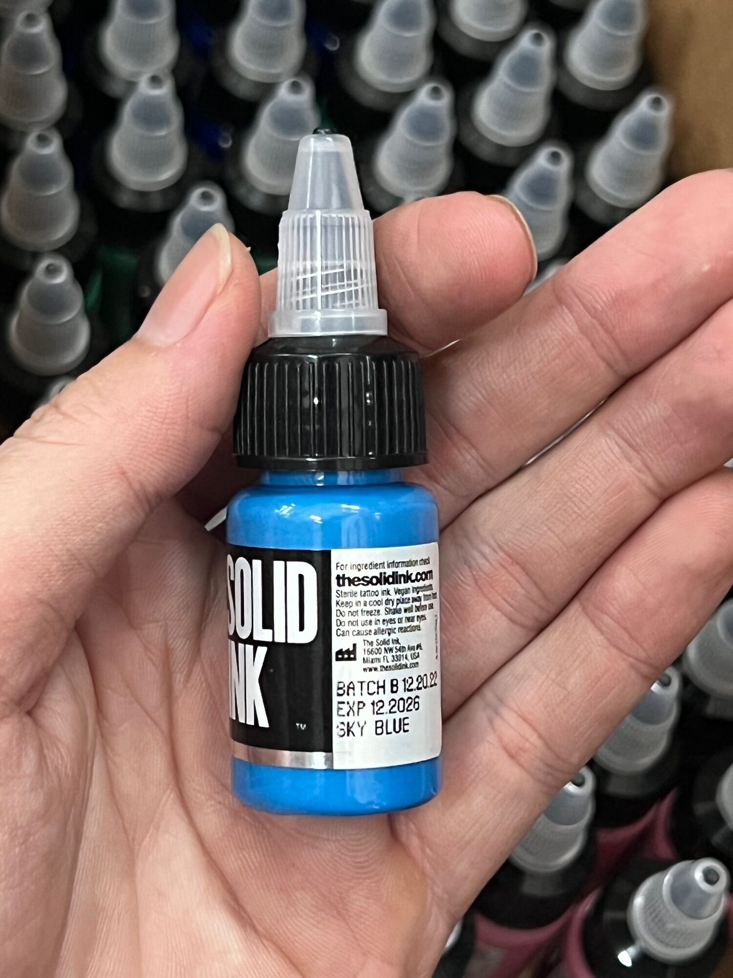 Mực xăm solid chính hãng 15ml