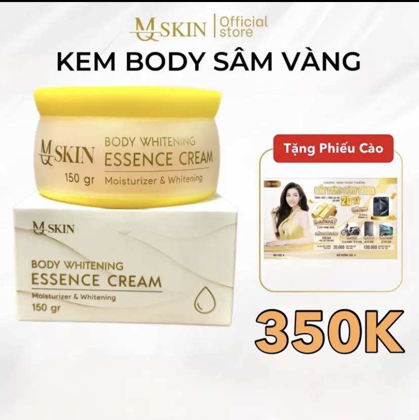 Kem body Sâm Vàng (tặng thẻ cào + kích trắng )