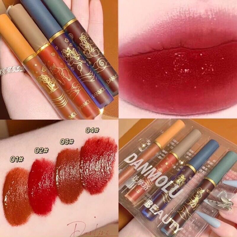 SET 4 SON DANMOLU BEAUTY CHÍNH HÃNG