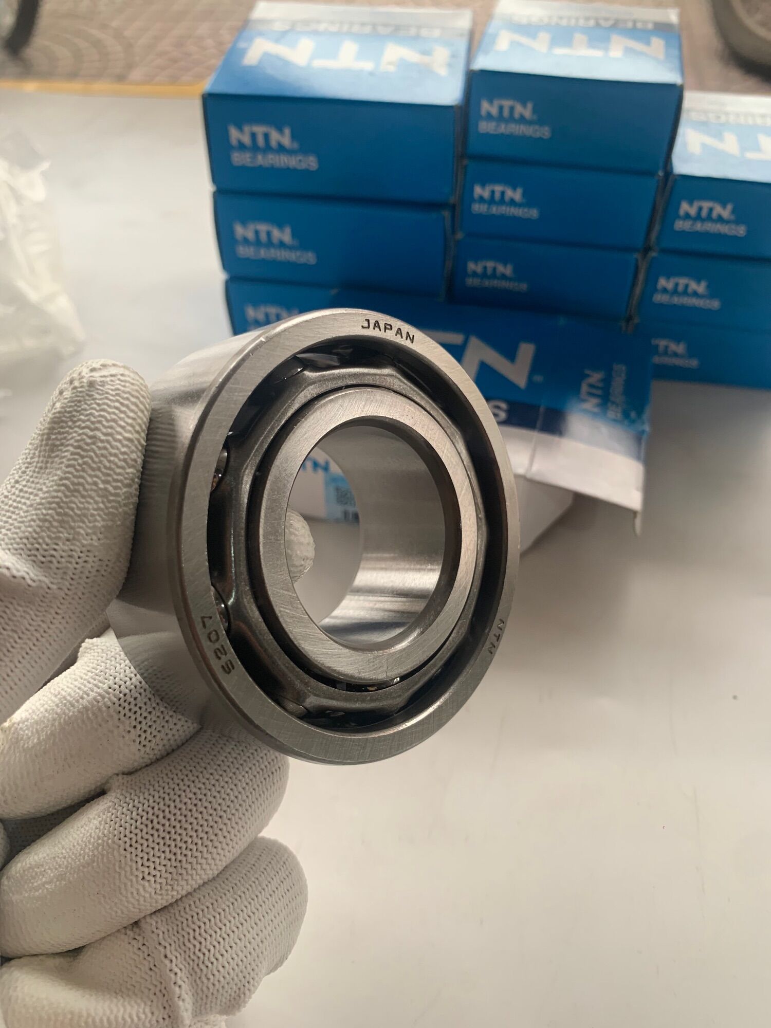 [ BI KÉP 207 ] Vòng bi, bạc đạn Nhật NTN 5207 ( 3207 ) chịu lực