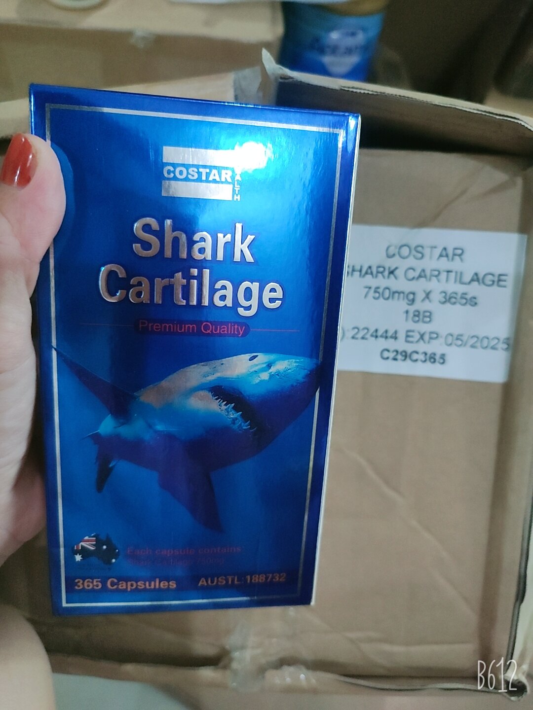 Viên sụn cá mập Shark Cartilage 750mg 365 viên