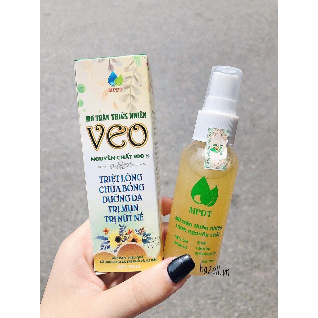 Wax lông Veo Triệt Lông + giấy wax + que gỗ
