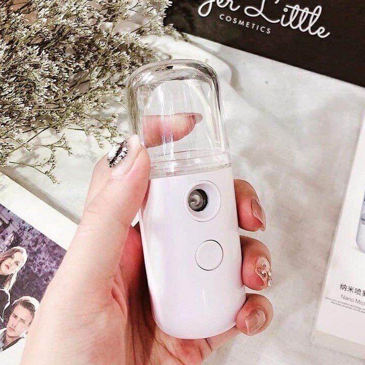 Máy phun sương xông mặt mini (màu trắng)