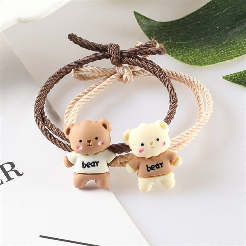 Dây buộc tóc gấu nâu