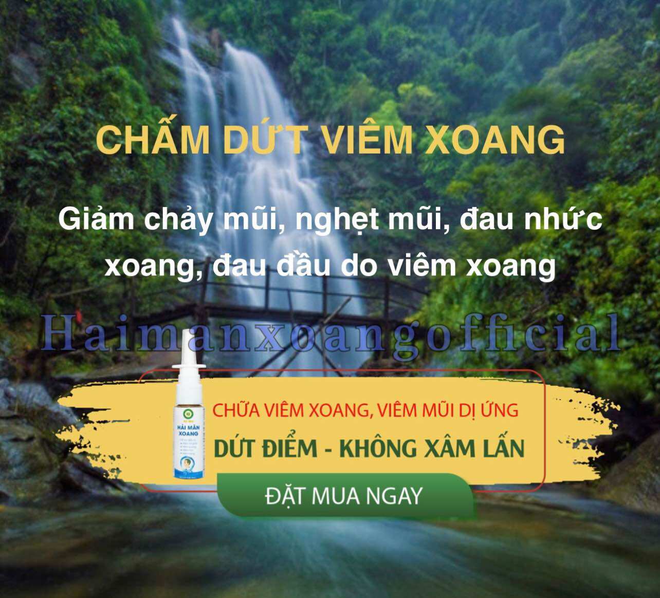 Xịt mũi viêm xoang Hải Mãn Xoang ( 10ml - 20ml )
