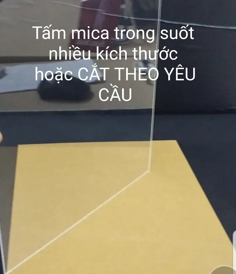 Mica trong dày 23mm nhiều kích thước cắt theo yêu cầu