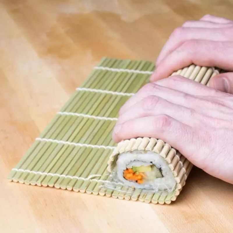 Mành tre cuộn cơm rong biển,cuốn kimbap,dụng cụ làm sushi Hàn Quốc | AIA Shop