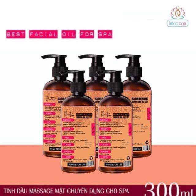 Tinh Dầu Massage Mặt Chuyên Dụng Cho Spa Chai 300ml