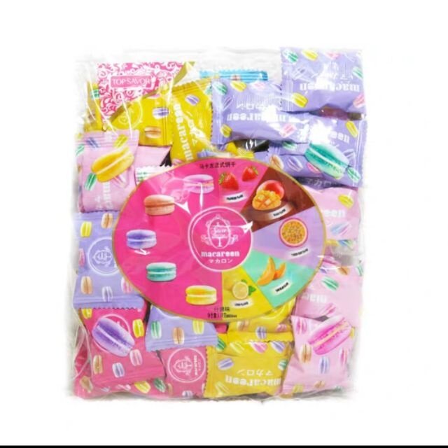 Bánh quy macaron mix 5 vị nhật bản gói 338gr