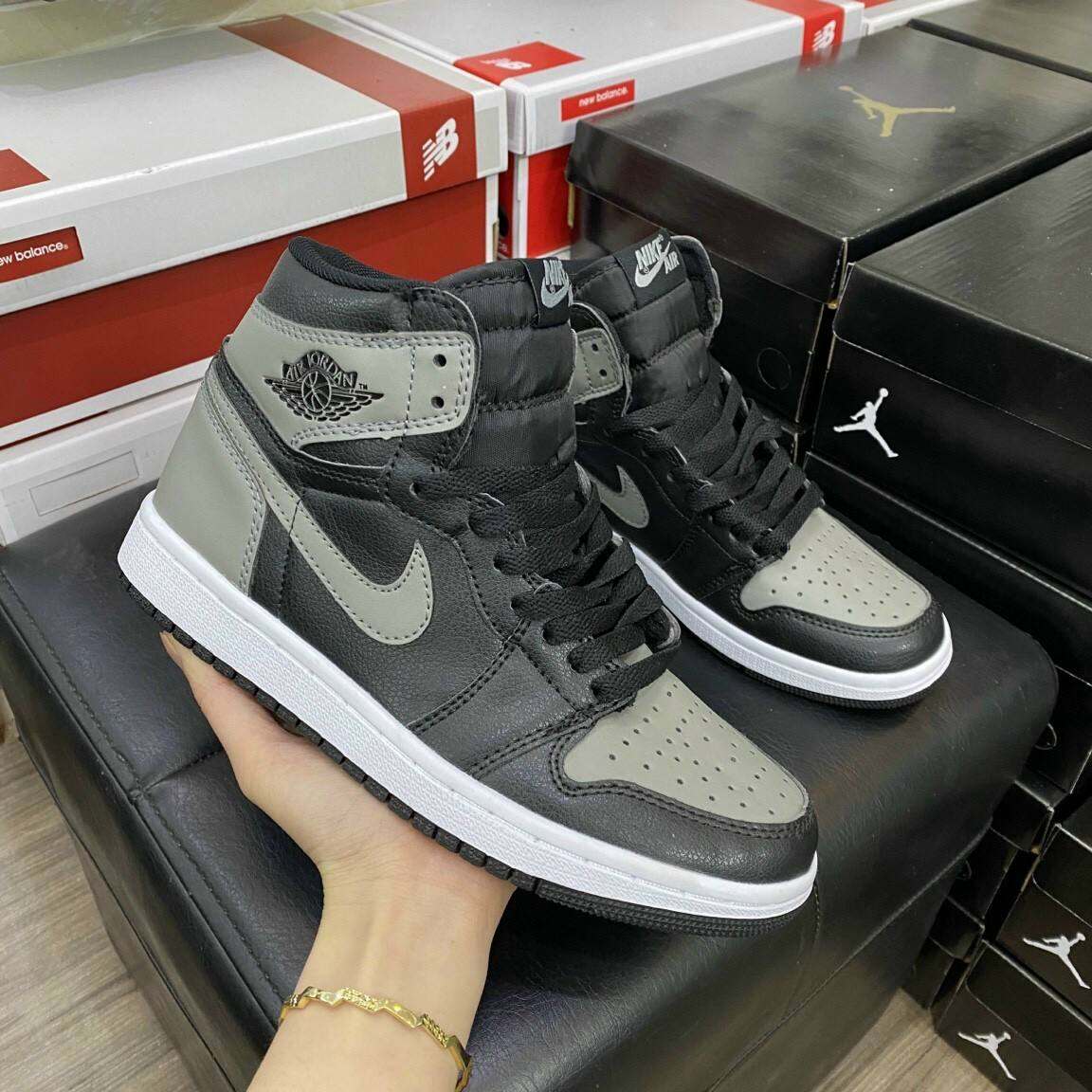 Giày Nike Air Jordan (Cao cổ đen xám)