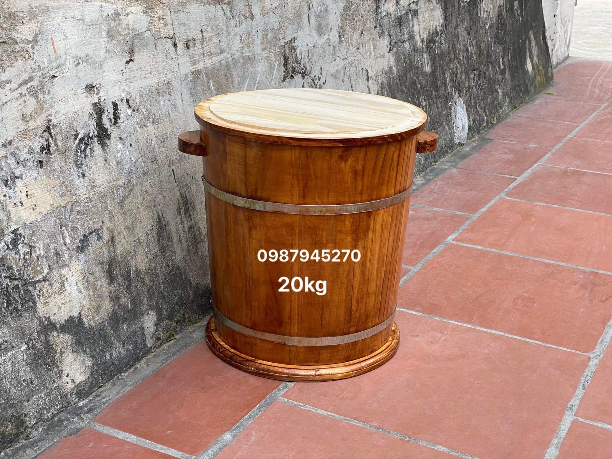 Thùng đựng gạo 20kg