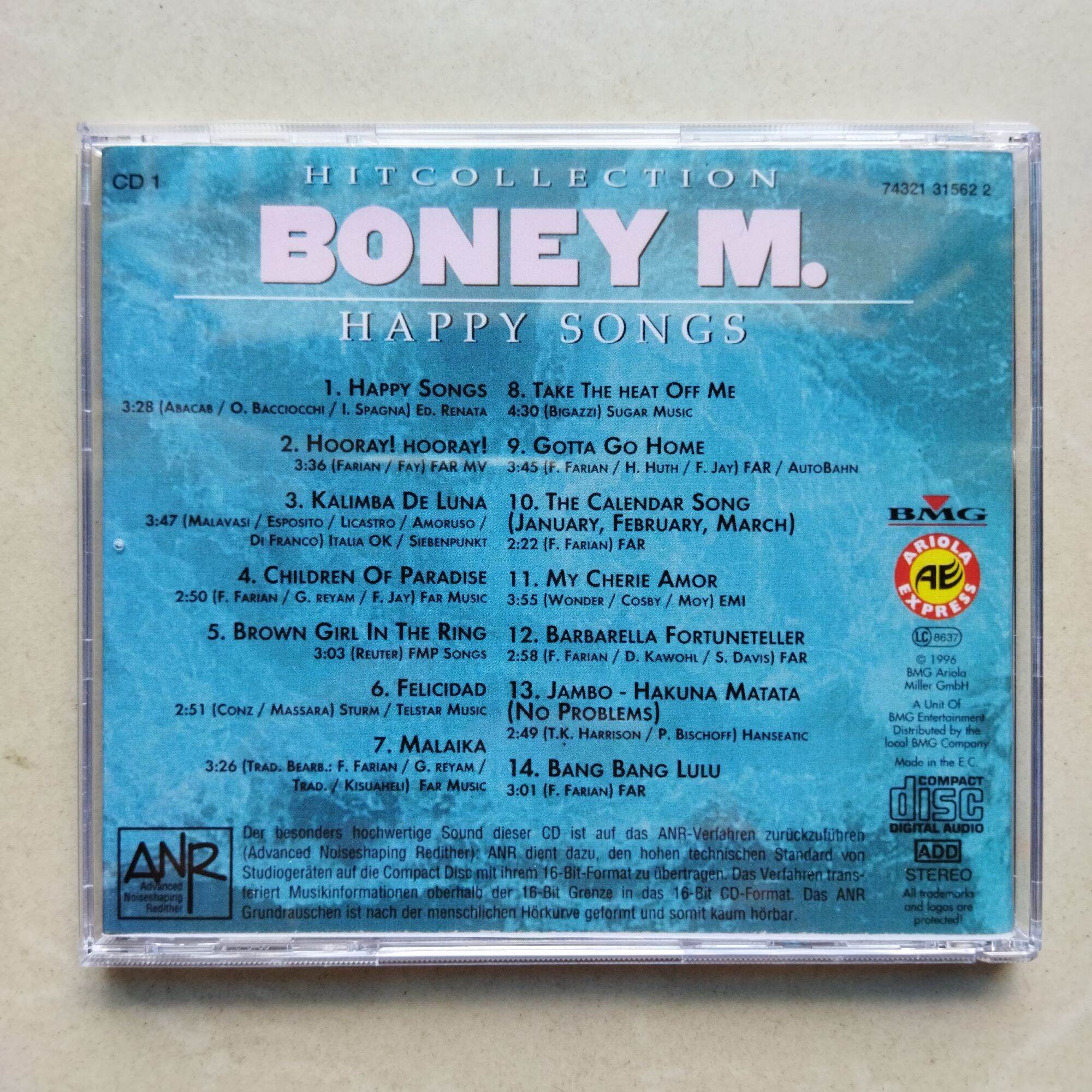 Bộ 3 cd Boney M phono