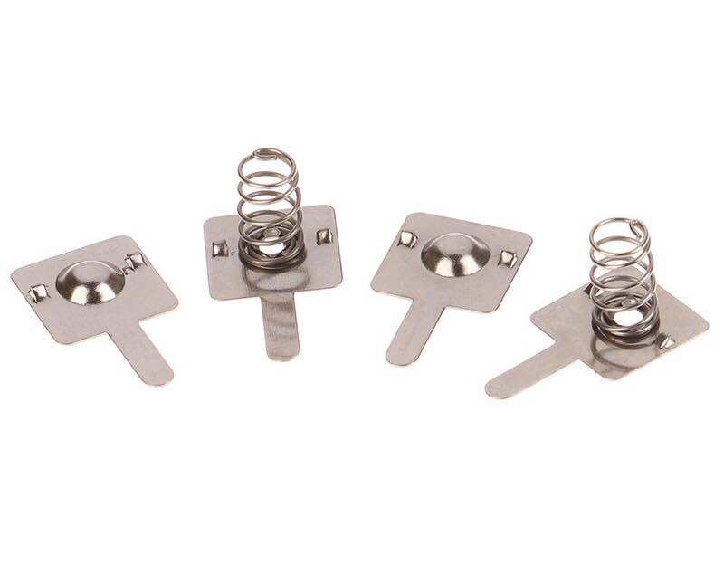 Bộ 4 cặp lò xo tiếp xúc chân pin AA
