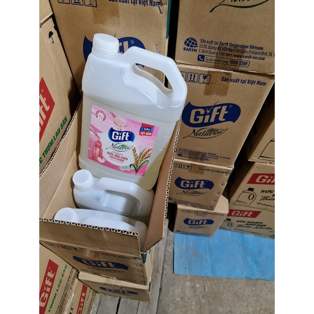 Nước rửa chén hương cám gạo Gift
Natural 