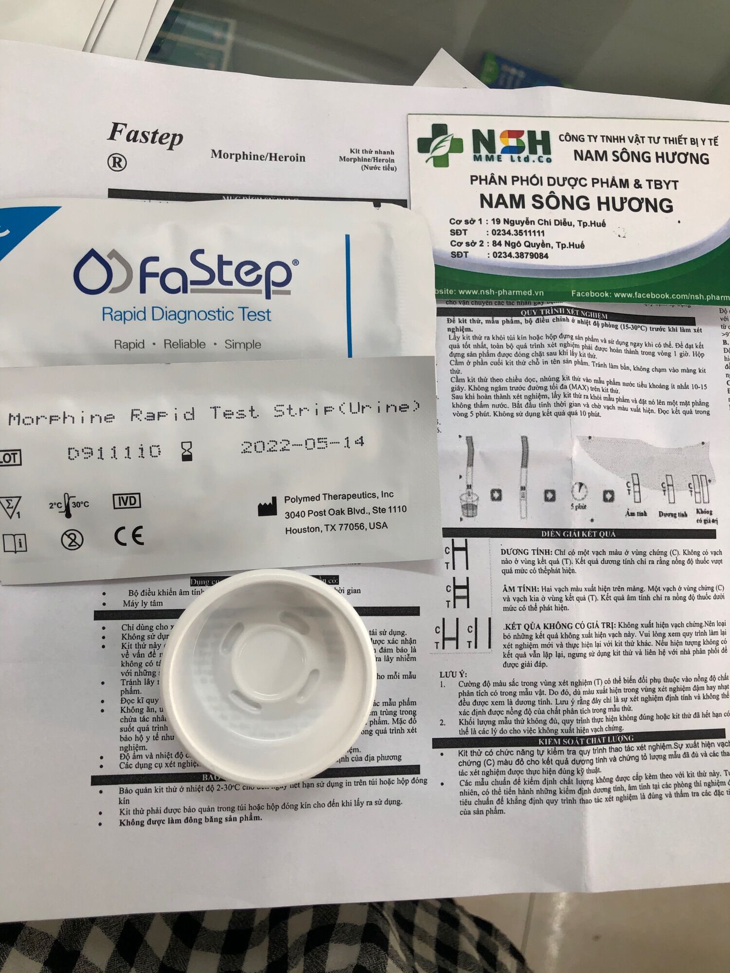 ❤️ Test thử Que thử nhanh morphin morphine heroin Strip – Polymed – USA Test Que thử nhanh ma túy 1 chân Morphin morphine heroin Fastep của mỹ test que thử nhanh tại nhà chất gây nghiện 1 chân Morphin heroin. fastep