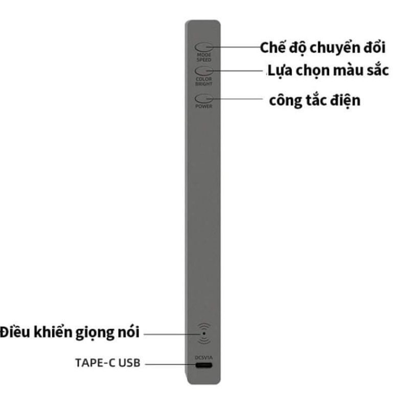 Thanh led nhảy nhạc cảm biến âm thanh