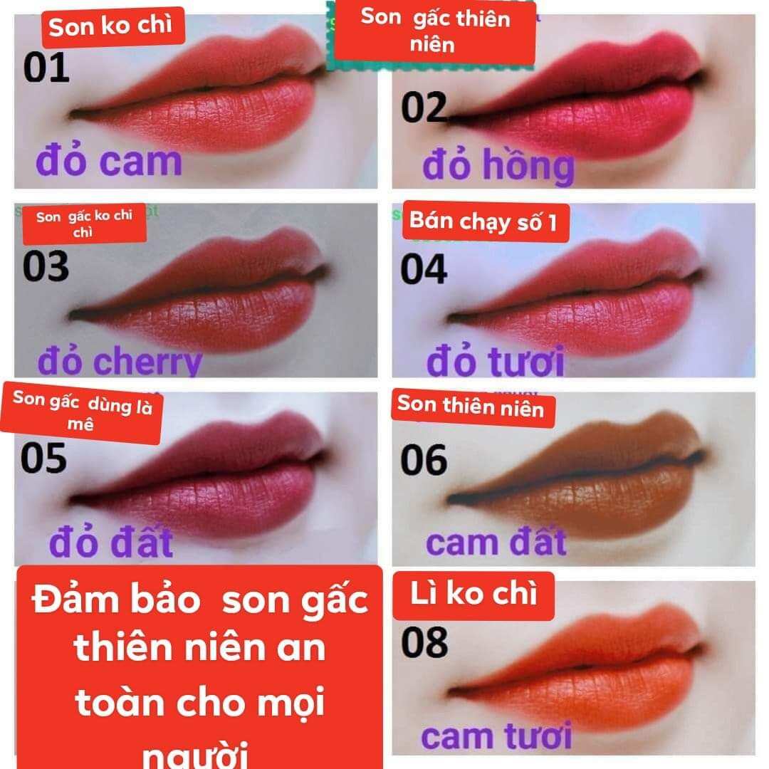 son son gấc thiên nhiên
